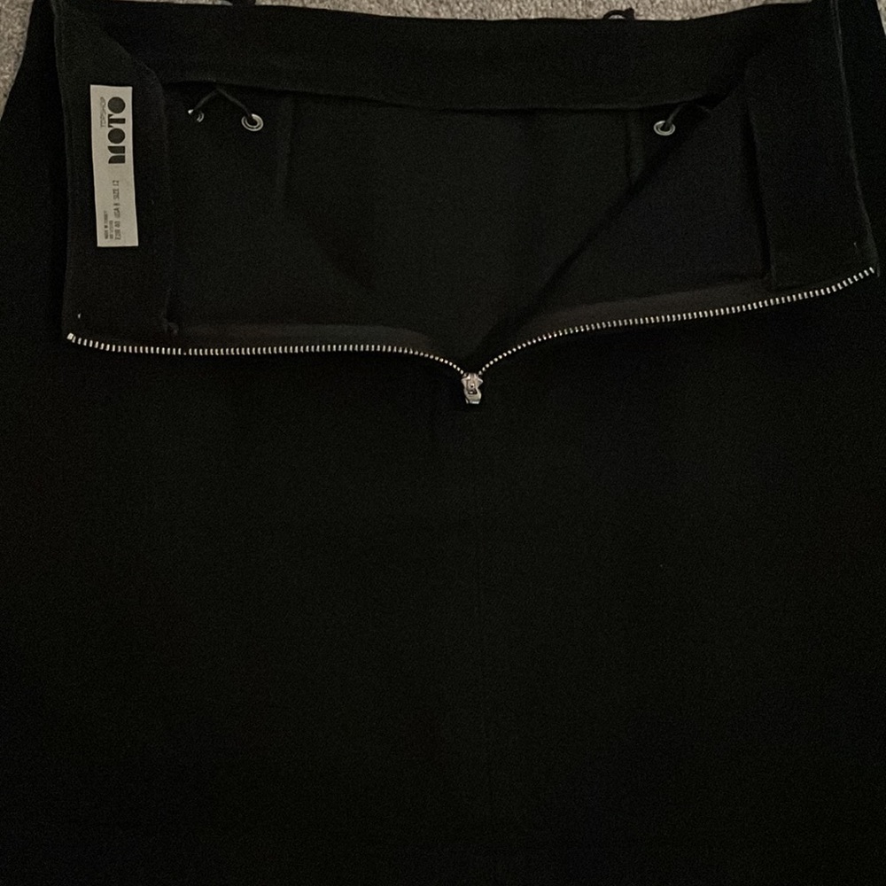 🔥TOPSHOP Moto Lace Up Denim Mini Skirt - Picture 5 of 9